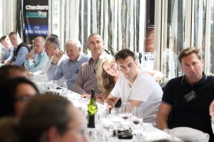 Cape Town whisky brotherhood, including Dave Allardice, Karen Chalenor, myself, Bernard Gutman, and Hector McBeth.